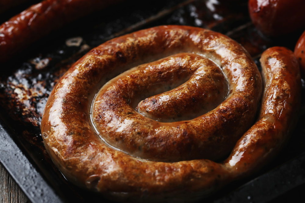 tasty fried sausages traditional german food | foto fra dragørnews.dk