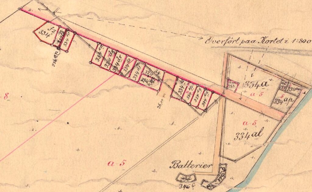 Opdateret matrikelkort fra 1909 - (1931). Kort- og Matrikelstyrelsen.