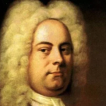 Portræt af George Frideric Handel. Foto udlånt af Store Magleby Kirke.