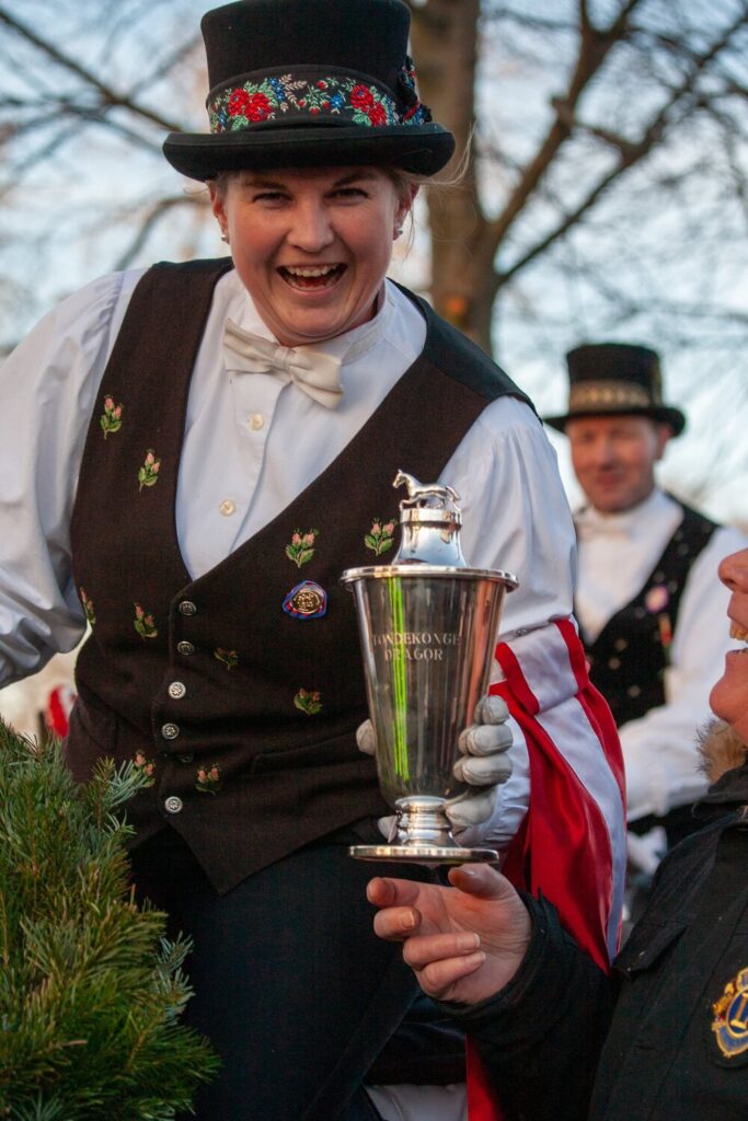 Vinderen! Foto: Dragør Fastelavnsforening.