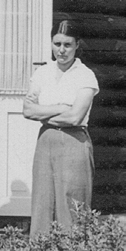 Hjørdis Traasdahl (1908-1990) fra Bergen, Norge. Hun kom aldrig over den behandling, hun fik den 23. juli 1945 i Dragør og senere i kvindefængslerne. Foto DB-arkiv