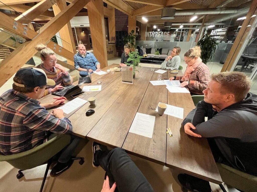 Foreningens ildsjæle. Foto: Dragør Skatepark.