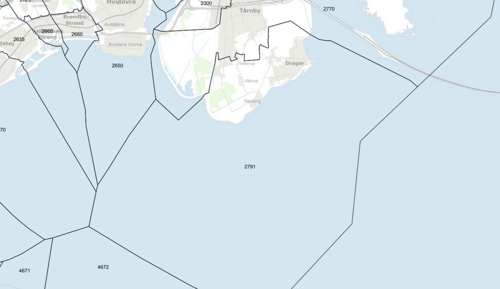 Dragør er ikke nogen storkommune, men postdistrikt 2791 Dragør fylder meget. Foto: DB Arkiv