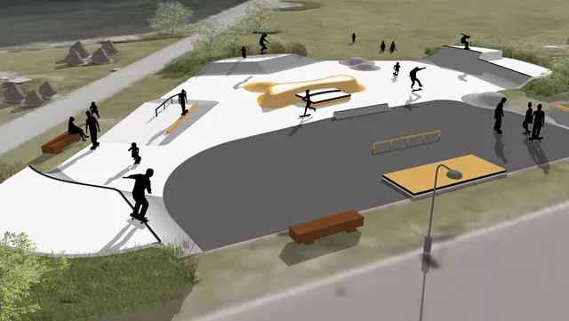 dragoer skatepark visualisering 3 | foto fra dragørnews.dk