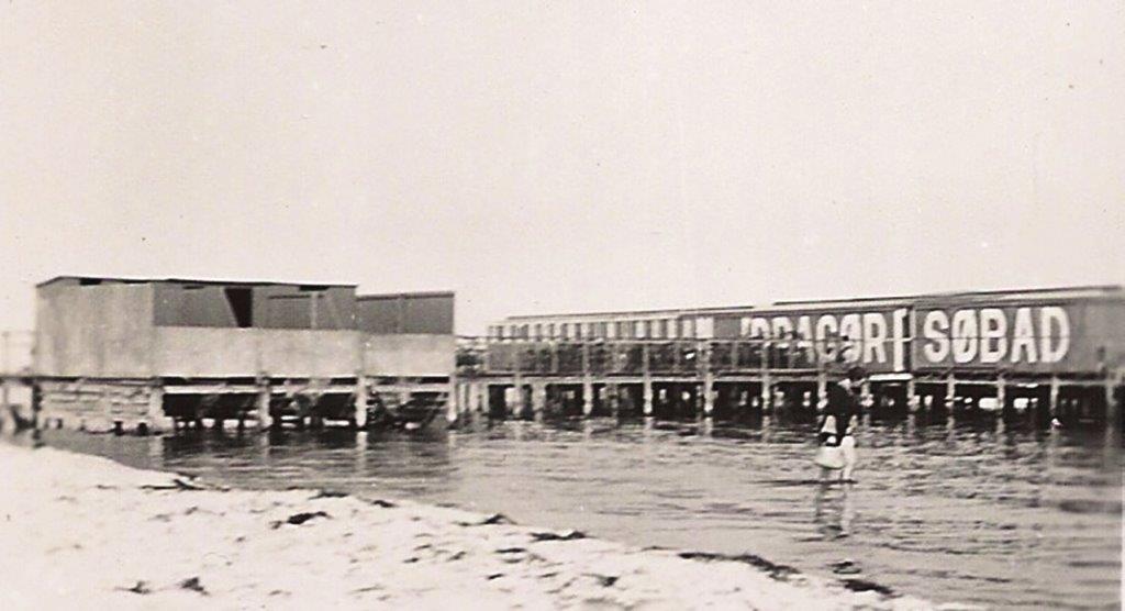 Dragør Søbad ca. 1938. Foto: DB-Arkiv.