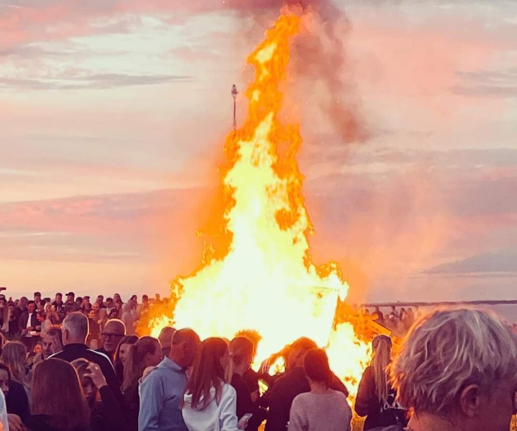 Sankthansaften på Dragør Fort 2022. Foto: Dragør Fort.