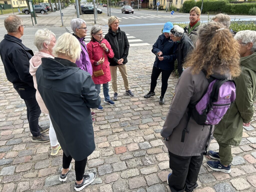 Betina Bitzer og Gåtur for Alle. Foto: Dragør News