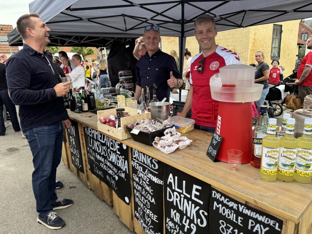 Stemningen var i top! Foto: Dragør Vinhandel